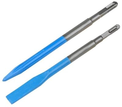 Spitzmeißel-Set, 40CR Stahl Nut-Bits für Sechskant-Vierkantschaft Hammerbohrer, Beton, Fliesen, Ziegelstein, Steinentfernungswerkzeug