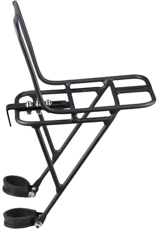 Fahrrad Gepäckträger Vorne, Fahrrad Frontgepäckträger Schwarz, Mountainbike Gepäckträger Vorne, Mit 2 Installationsmethoden Kann Gepäckträgertasche, Fahrradkorb, Zelts, Schlafsack Tragen