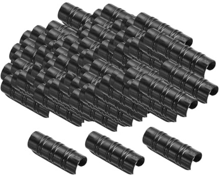 Milageto 100 Piezas Pinzas Invernadero Sujetadores Película Clips Tubos Fijadores Diseño Reutilizable Material PP Adecuado para Apoyar Invernadero Jardinería