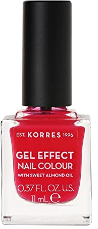 KORRES Natural Gel Effect Nail Colour, Watermelon 11 ml, Vegan