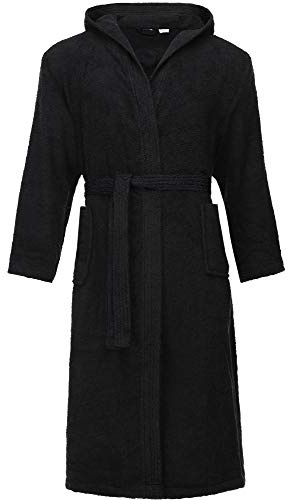 Ladeheid Herren Frottee Bademantel aus 100% Baumwolle LA40-101
