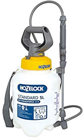 HOZELOCK - Pressure Sprayer Standard 5L : Versatile, Easy-to-use Sprayer, Ideal for Water-based Solutions (Insecticides, Fungicides, Weedkillers, Fertilisers), 20cm Lance [4230 0000]