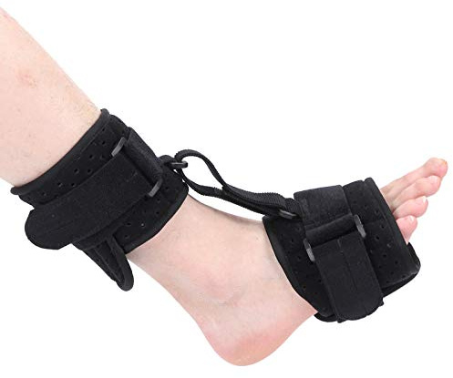 Plantarfasziitis Nachtschiener Atmungsaktive Knöchelfraktur Wiederherstellungsunterstützung Fixierung Fußtropfen Orthopädische Schiene Geeignet für Linken oder Rechten Fuß