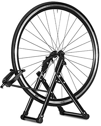 Zentrierständer Felge, Fahrrad Reparaturständer Faltkarten, Zentrierständer Fahrrad, Fahrrad Zentrierständer, Einfacher Und Platzsparender Fahrradständer, für Fahrräder Unter 66 cm (26 Zoll)