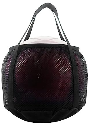 MiOYOOW Einzelne Bowlingball-Tasche Mesh Bowling-Einkaufstasche Bowling-Zubehör für die Aufbewahrung von Bowling Bällen