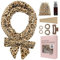 Lockenwickler Über Nacht Lange Haare,Haare Locken Ohne Hitze Heatless Hair Curler Band 180 Cm Weicher Samt Rutschfest Sleep Tie Mit Stirnband Locken Band Zum Schlafen (Leopardendruck)