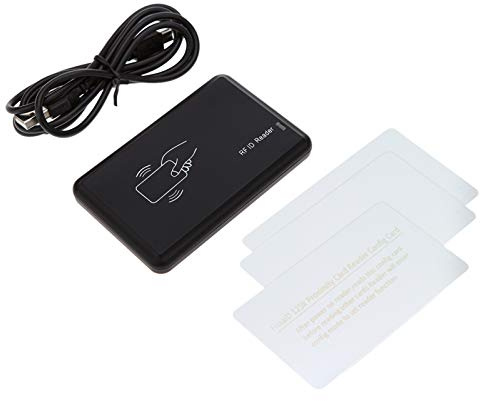 Sunydog RFID-Kartenleser, 125 kHz, berührungslos, ID-Kartenleser, USB-Kartenleser, Smart-Card-Lesegerät mit EM-Sensor, konfigurierbar für Zugangskontrolle