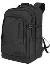 Travelite Rucksack aus wasserabweisendem Material, gepolstertes Laptop Fach 15,6 Zoll, BASICS Tagesrucksack mit Aufsteckfunktion, 48 cm, 28 Liter, 900 Gramm