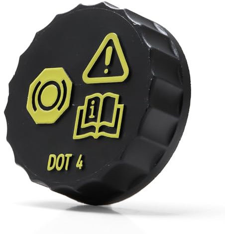 Tappo Serbatoio Liquido Freno, Anti-Polvere Abs Tappo Bottiglia Liquido Freno Auto Compatibile con Ci-troën Po-geot 206 207 307 308 408 508 C2 C5