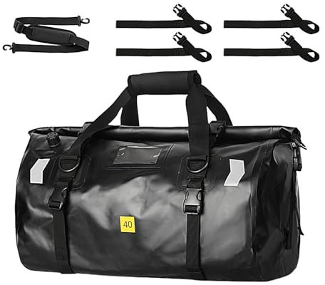 Motorrad-Reisetasche, wasserdichte Motorradtasche | 40L Trockenrucksack Motorrad-Hecktasche - Satteltaschen, robuste, trockene Seesäcke, trockene Seesäcke zum Schwimmen, Camping, Reisen, Fitnessstudio