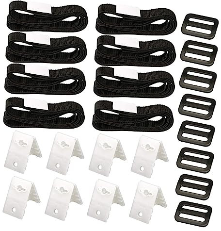 BESPORTBLE Swimming Pool Rope Solar Cover Reel Accessory Kit Includes Blanket Strap and Heavy Duty Straps for Easy Installation