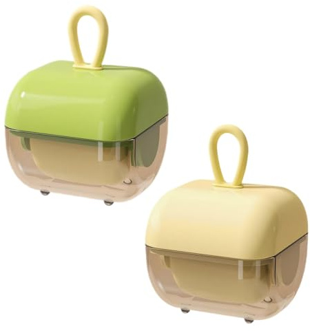2 Stück Fusselrolle Wiederverwendbar,Awaschbarer Haarentferner Wiederverwendbare,Reusable Lint Roller für Tierhaare,Fusselroller Abwaschbar für Kleidung und Möbel,Ideal für Zu Hause und Unterwegs