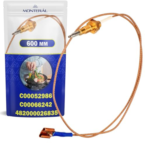Termocoppia Piano Cottura 600 mm C00052986 482000026835 per Whirlpool
