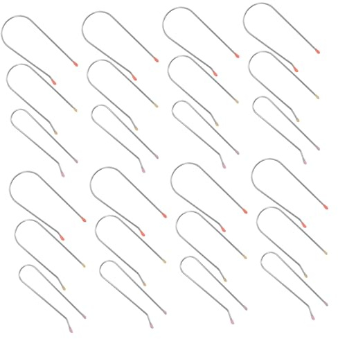 CALLARON 24pièces Pinces De Remplacement Pour Chauffants Lot De Acier Inoxydable Pour Fixation Rapide Et Facile Des