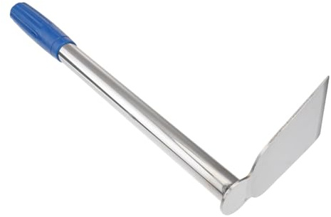 SEWACC Houe de Jardin Acier Inoxydable Petite et Légère Outil de Désherbage Portable pour Creuser et Cultiver Binette Robuste pour Jardinage
