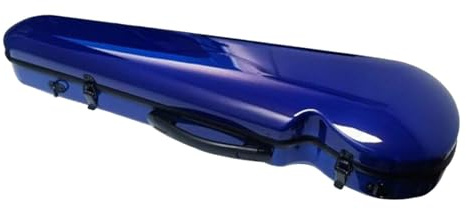 Estuche Rígido para Violín 4/4 de Fibra de Carbono - Estuche Protector para Guardar Violín y Accesorios, para Principiantes y Músicos- E
