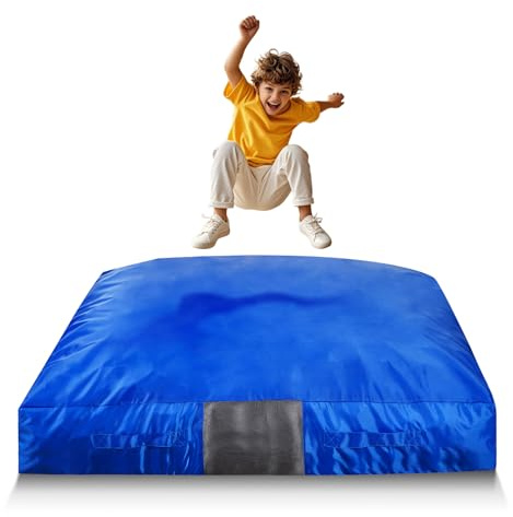 VEVOR Materassino Sensoriale per Bambini con Blocchi di Schiuma e Fodera Lavabile, Tappeto Sensoriale per Bambini Grande Zona di Atterraggio in Schiuma, Materassino da Casa per Ginnastica Allenamento