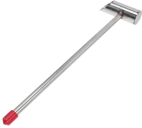 Healeved Cucchiaio per Zucchero in Acciaio Inossidabile Riutilizzabile Manico lungo Ergonomico, Paletta per Alimenti Resistente All’usura, Accessorio per Macchina di Colore Casuale