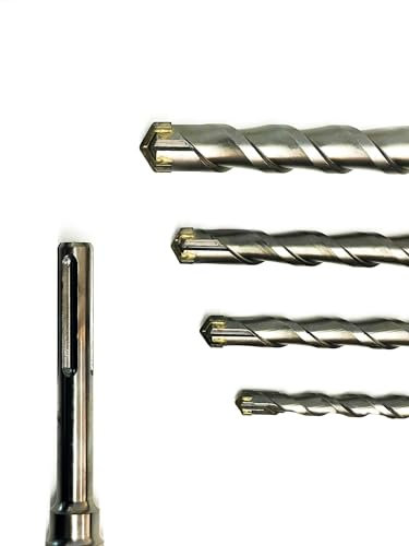 Professionelle SDS-MAX Bohrer Set: Ø10-40mm, Längen 600-1000mm - Hochleistungsbohrer für Beton, Stein, Fliesen - für Profis & Heimwerker - NUR für SDS-Max Aufnahmen!!! (Ø 12mm, 1000mm)