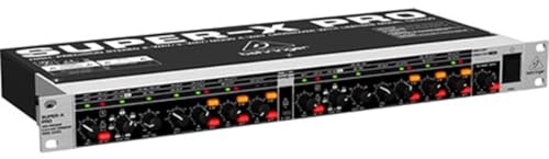 Behringer Super-X Pro Cx3400 High-Precision Stereo 2-Way/3-Way/Mono 4-Way Crossover With Limiters