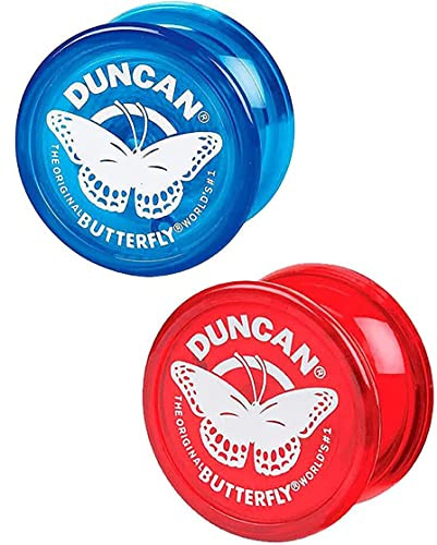 Duncan Butterfly Yo-Yo - Two pack - Red and Blue