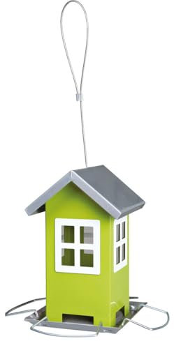 Trixie 55631 Futterhaus, 1.000 ml/20 cm, grün/silber