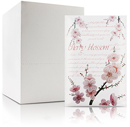 Feel Fragrance Cherry Blossom Scented Sachet for Drawers and Closets - Feel Fragrance Sachets, Lot of 8 (Cherry Blossom)