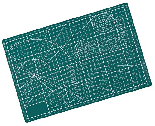 TopHomer Schneidematte, selbstheilend, A4, doppelseitiges Gittermuster, PVC, Quilten zum Nähen, Basteln, Modellieren, Scrapbooking