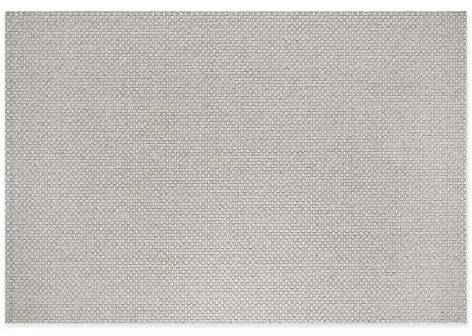 DomDeco In- & Outdoor Teppich UMAR mit unifarbenem Flachgewebe - wetterfest & robust für Garten/Terrasse/Balkon oder Innenräume, aus Kunstfaser, Grau in 160x230cm