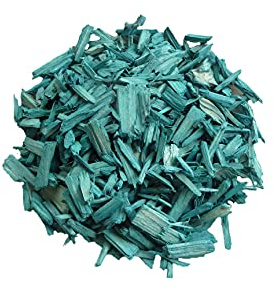 mamikatou Copeaux de Bois paillage Deco Turquoise en 10L