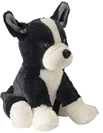 warmies Wärmekissen/StofftierHund Bosten Terrier Hirse Lavendelfüllung 30cm 700g, 17418198, Schwarz