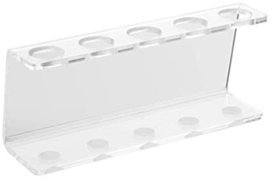 HOMSFOU Präsentationsständer Aus Acryl Reagenzgläser Mit Gestell Reagenzglasständer Aus Acryl Reagenzgläser Mit Ständer R?hrchen Halter Labor Fläschchenhalter Reagenzglasklemme Hydroponik
