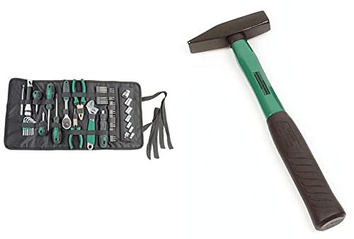 Mannesmann Werkzeug-Rolltasche & Mannesmann Schlosserhammer 300 g, M76513