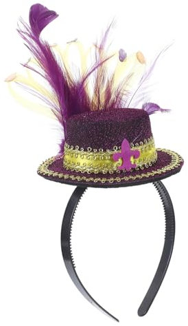 ifundom Fascinator Stirnband Mit Federn Damen Kopfschmuck Leicht Und Dekorativ Für Hochzeiten Teepartys Und Bühnenauftritte