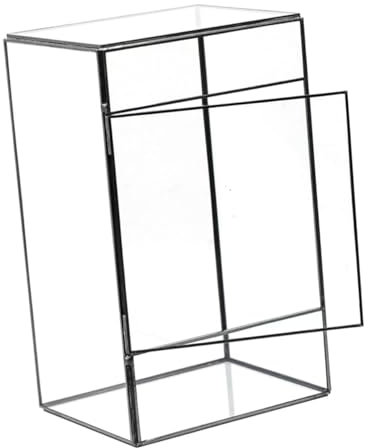 YARNOW DIY Kleines Geometrisches Glasterrarium Für Tischdekoration Multifunktionaler Landschaftsbehälter Aus Transparentem Borosilikatglas Handlicher Desktop-mikrolandschaftstank Geschenk