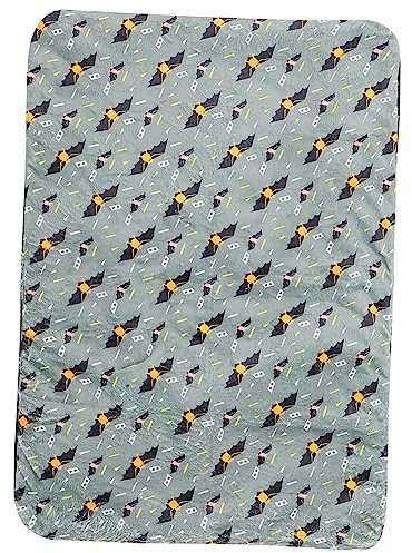Milisten Haustier-Halloween-Matte Heizung für Haustiere Halloween Hundematte Welpendecke pet Heating pad thermodecke katzenbett Katze warmes Kissen hundedecke Matte Stoff Grey
