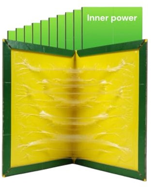 Inner Power Sticky Pest Traps Sticky Pads Multi Pests Sticky Boards Traps for Outdoor and Indoor Kitchen-Office Rooms -Garrage- Garden (Pack of 5)