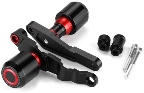 Modeer Motorcycle Frame Sliders Compatible with Hon&da CB650R / E-Clutch 2024 2025 | CBR650R / E-Clutch 2024 2025 Falling Protector Crash pads cb cbr 650 r Accessories (red)