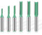 Hossom 6PCS Fraise Droite à Queue de 8 mm, Fraise a Rainurer à Tige, Fraises en Carbure de Tungstène, pour la Coupe du Bois, le Travail du Bois de Bricolage– 3 mm, 4 mm, 5 mm, 6 mm, 7 mm, 8 mm