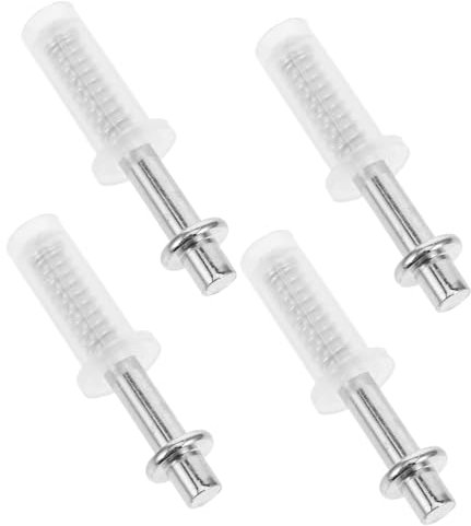 HOMSFOU Lot De 4 Pivots Supérieurs En Métal Pour Portes Pliantes Quincaillerie Robuste Kit De Réparation Pour Portes De Placard Facile à Installer Solide Et Résistant