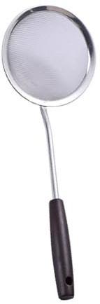 MUELODSIC Passoire Inox Cuisine avec Manche Ergonomique Chaleur pour Égoutter Graisse et Filtrer Résidus Alimentaires Couleur Aléatoire Couleur Aléatoire