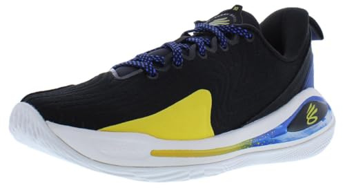 Under Armour Curry 12 Anti Gravity - Scuola elementare per ragazzi (Grigio/Volt/Bianco), Nero/Team Royal/Taxi, 6.5 Big Kid