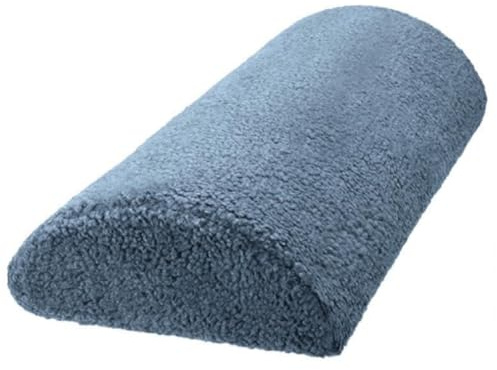 Fegtrtyoa Cojín Reposapiés de Alta Elasticidad para Sillón Reclinable, Almohada para Piernas de Espuma Viscoelástica con Diseño de Cordero, Almohada Multifuncional de Espuma de Medio Rollo