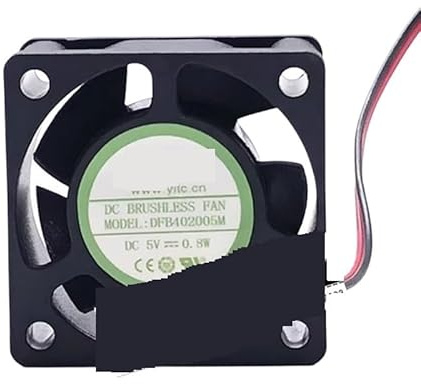 OZYLLDZ Ventilador Enfriador 4020 4CM DFB402005M DC5V 0.8W H3C Interruptor de chasis Enfriamiento 40 * 20MM(3 Wires Speed Test)