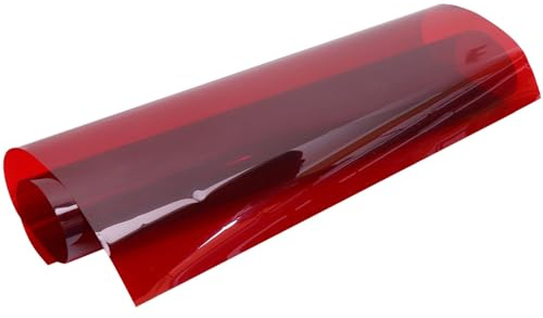 Filtres à Gel Flash en Mylar 3 Pièces Rouges pour Éclairage Photo | Haut Transmission, Effets Lumineux Spéciaux, Usage Cinéma, Résistance aux Hautes Températures