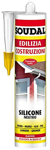 Soudal, Silicone Edilizia, 300ml, Testa Moro 8017, Flessibile e Resistente ai Raggi UV, Per Giunti di Costruzione, Ideale per PVC, Vetro e Metallo