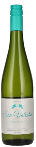 San Valentín, Vino Blanco - 6 botellas de 75 cl, Total: 4500 ml