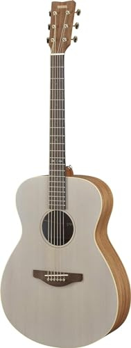 Yamaha STORIA I Guitarra Western electroacústica con un sonido envolvente para adultos, hecha de madera 4/4, color hueso