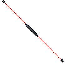zylbananb Swing Stick Schwungstab Abnehmbare Aerobic-Trainingsmuskeln Aus Glasfaser (160 cm) Swingstick-Rot