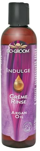 Bio-Groom Indulge Creme Rinse - Argan Öl Conditioner - Hundespülung - Für extrem trockene oder schuppende Haut - Hilft bei Entfilzung des Fells - Konzentrat 1:4 (Verdünnt 1.2 L) - 236 ml